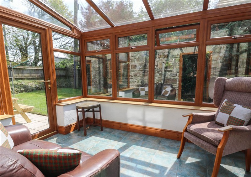 The living room at Cove Cottage, Llangrannog