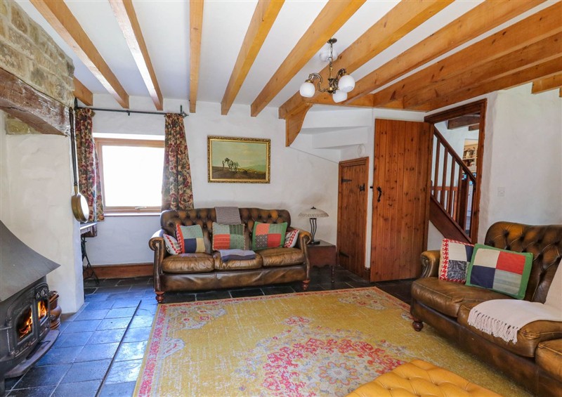 This is the living room at Cove Cottage, Llangrannog