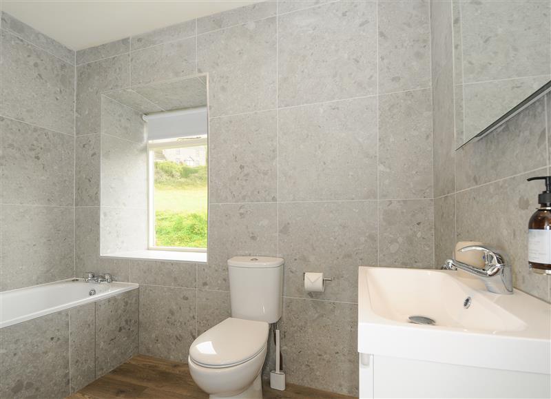 This is the bathroom at Cove Cottage, Porthgwarra