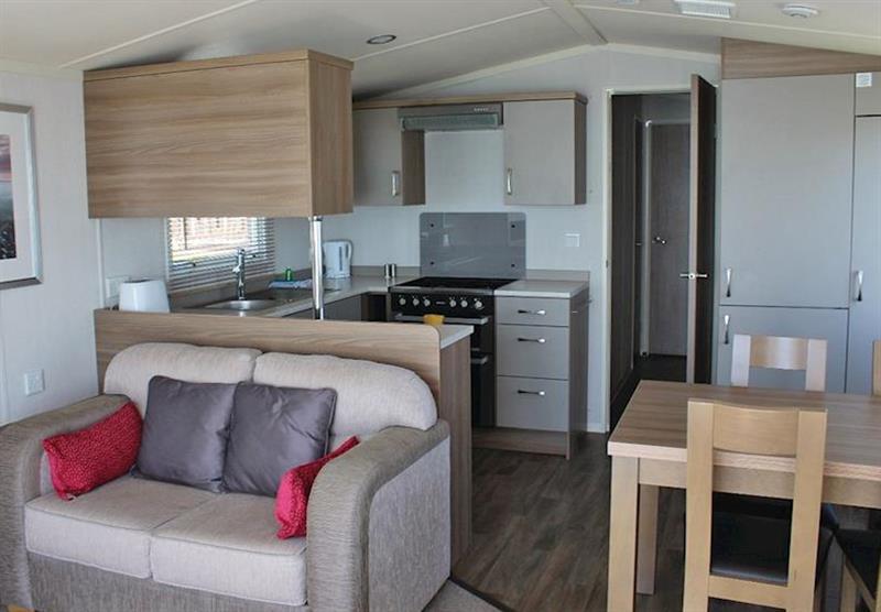 Inside Brightstone Seaview at Cove Holiday Park in Portland, Weymouth