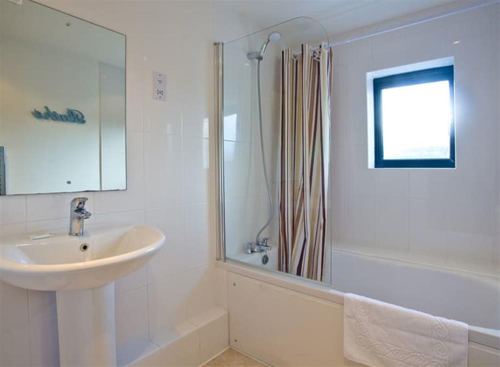 Bathroom at Cove View in Porthcurno, Porthcurno