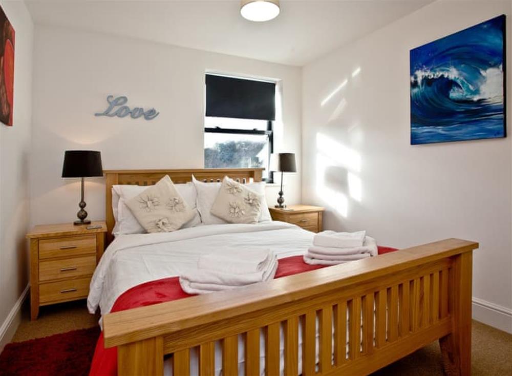 Double bedroom at Cove View in Porthcurno, Porthcurno