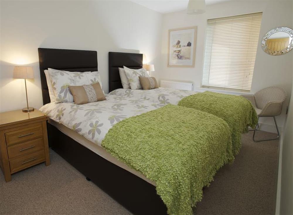 Twin bedroom at Cove View in Weymouth & Portland, Dorset