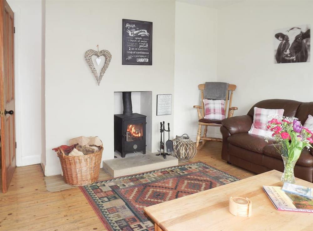 Living room at Coverdale in South Otterington, near Northallerton, North Yorkshire