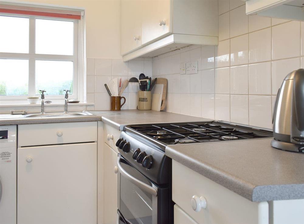 Fully appointed kitchen at Covesea Village in Covesea Duffus, near Lossiemouth, Moray, Morayshire