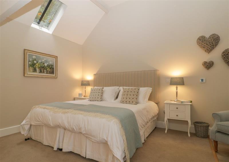 One of the bedrooms at Cow Drove Cottage, East Knoyle