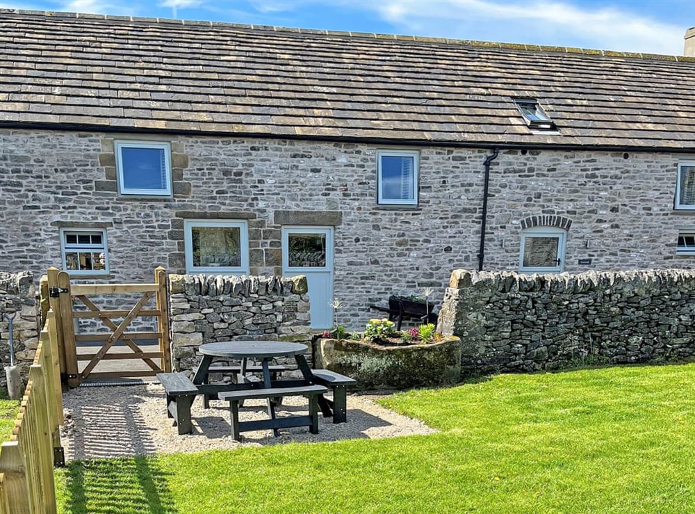 Garden at Cowcroft in Litton, near Buxton, Derbyshire