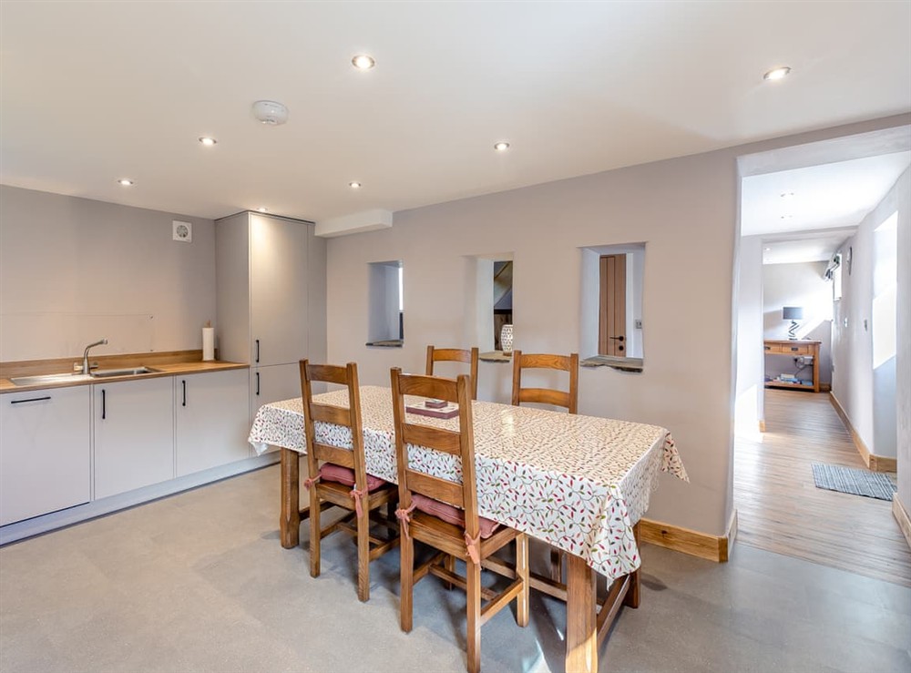 Kitchen/diner at Cowcroft in Litton, near Buxton, Derbyshire