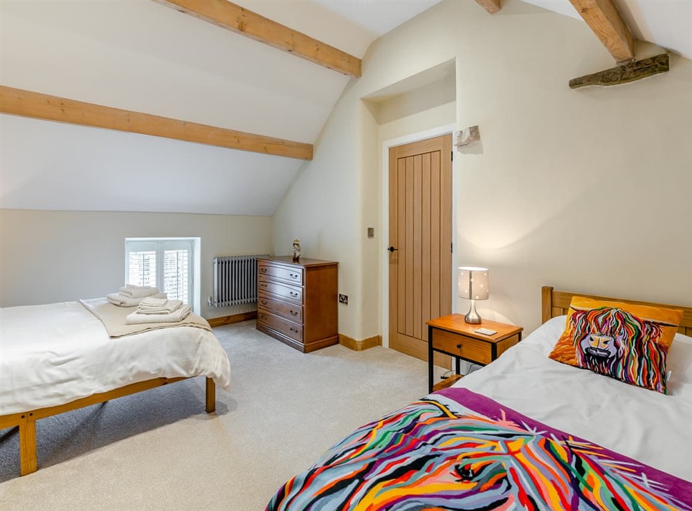 Twin bedroom (photo 2) at Cowcroft in Litton, near Buxton, Derbyshire