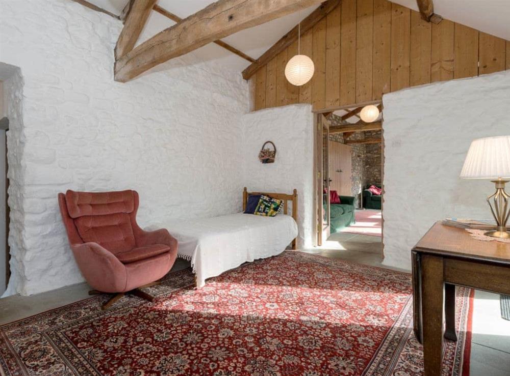 Bedroom adjoining the additional sitting room at Cowdber Barn in Burrow, Kirkby Lonsdale, Cumbria., Lancashire