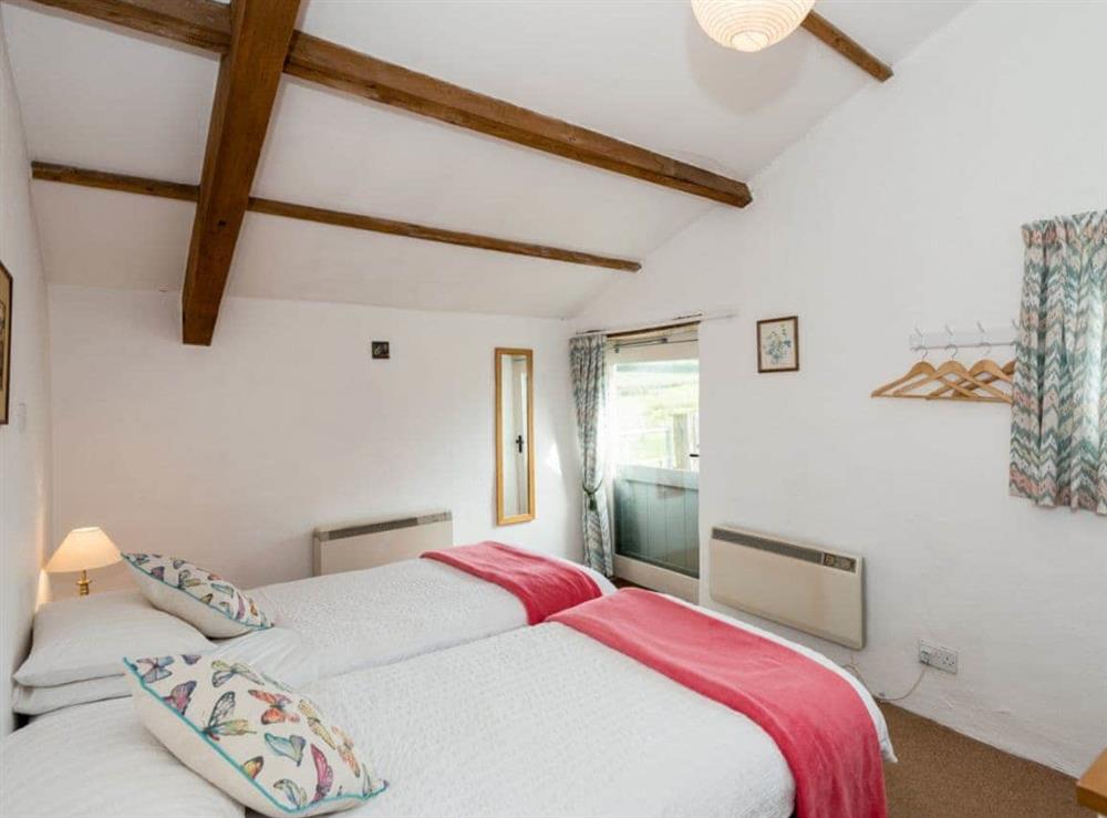 Cosy twin bedroom at Cowdber Barn in Burrow, Kirkby Lonsdale, Cumbria., Lancashire