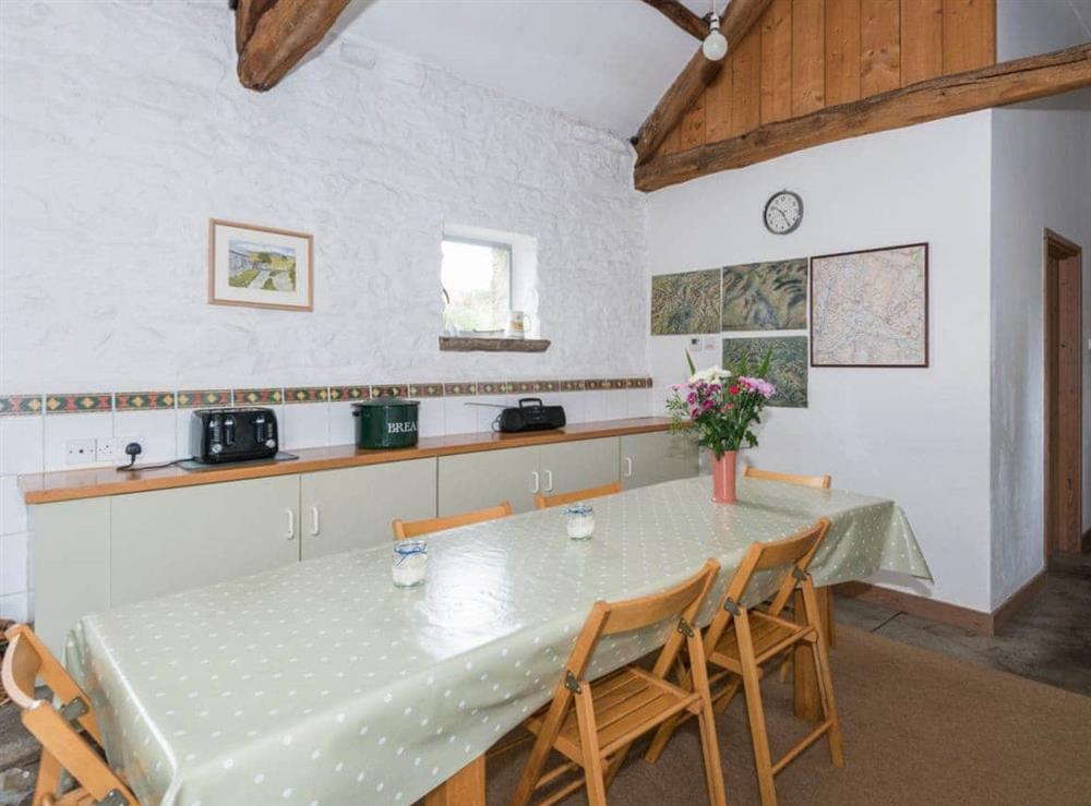 Ideal dining area at Cowdber Barn in Burrow, Kirkby Lonsdale, Cumbria., Lancashire