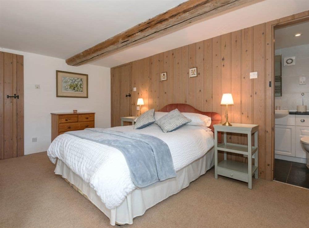 Large, comfortable double bedroom at Cowdber Barn in Burrow, Kirkby Lonsdale, Cumbria., Lancashire