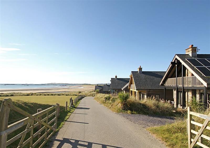 The setting at Cowrie Cottage, Rhosneigr