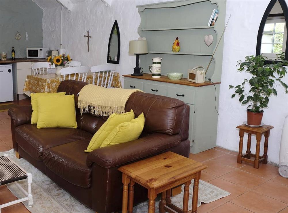 Open plan living space (photo 2) at Cowshed Cottage in Ruan Minor, Cornwall