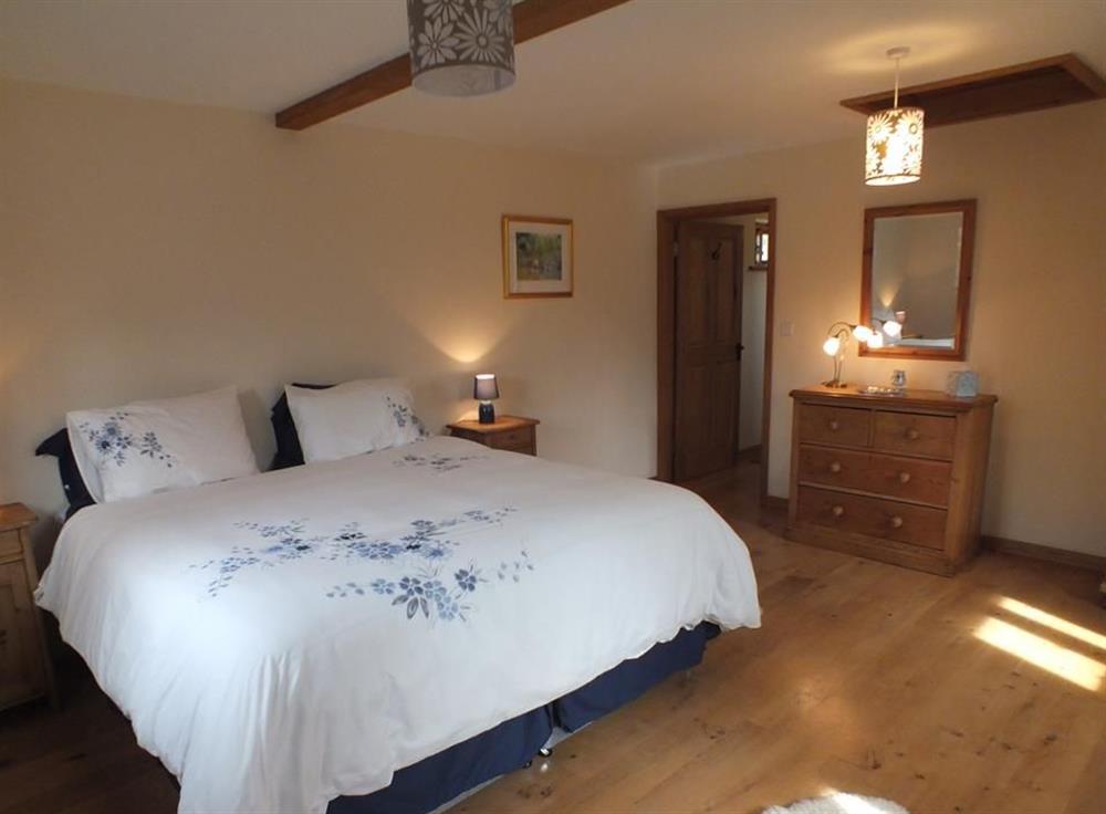 Double bedroom at Cowslip Cottage, Brook, Kent