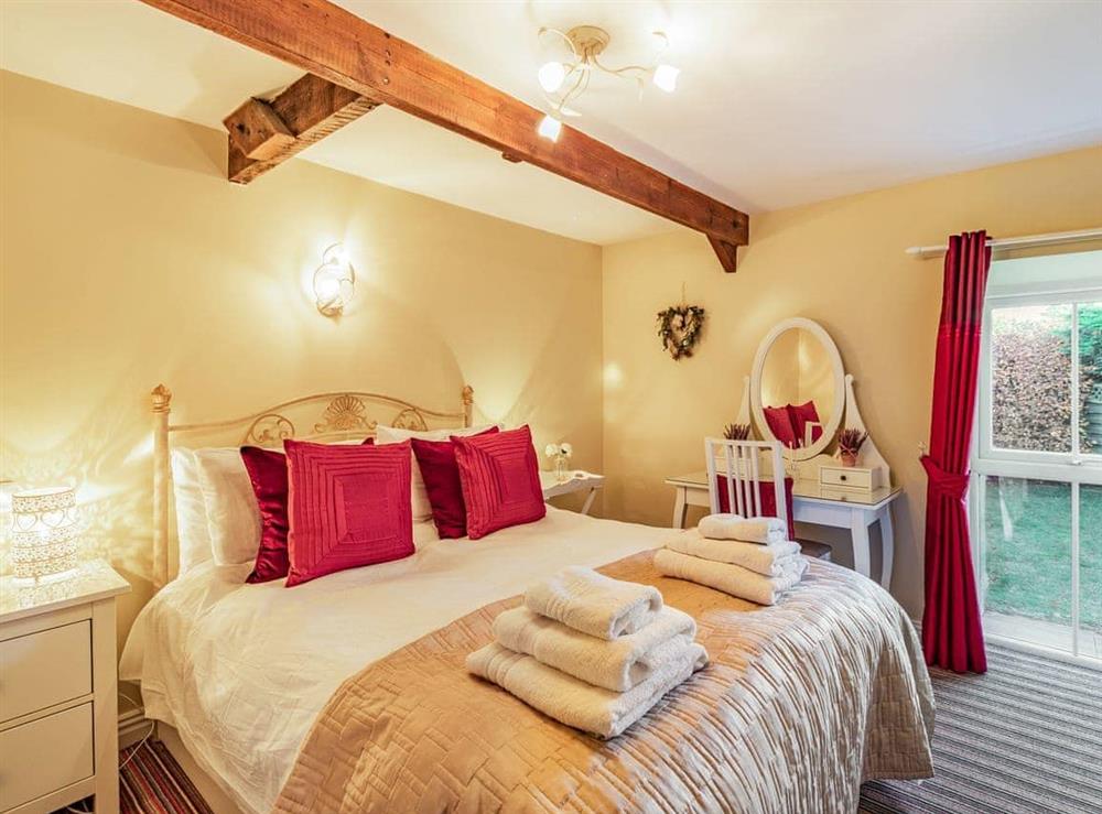 Double bedroom at Cowslip cottage in Felton, Northumberland