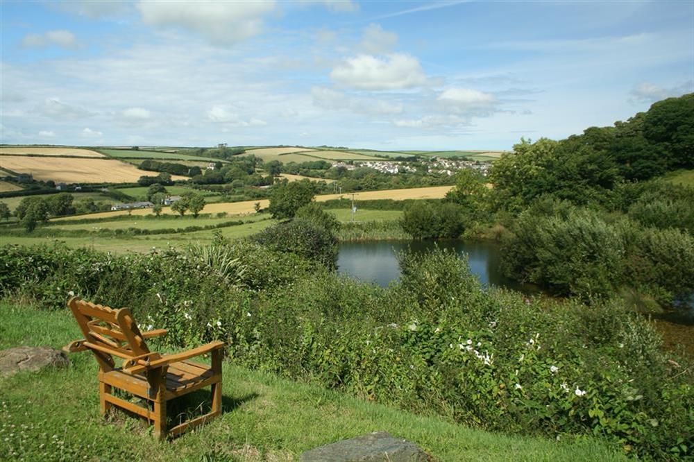 Lovely rural views and walks nearby at Cowslip Cottage in Frogmore, Nr Kingsbridge