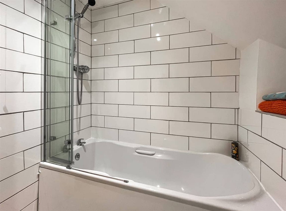 Bathroom at Cowslip Cottage in Levisham near Pickering, North Yorkshire