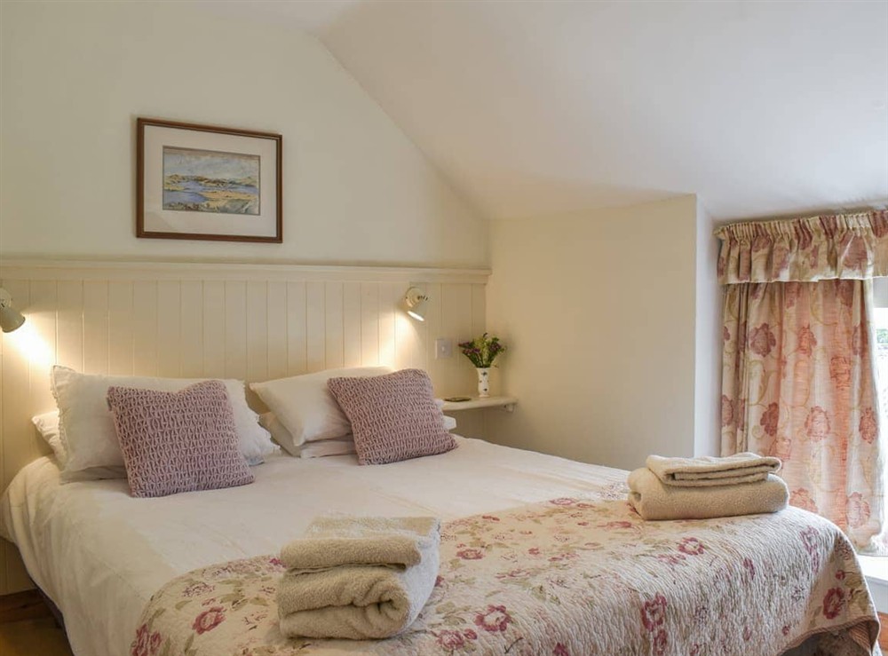 Double bedroom at Cowslip Cottage in Levisham near Pickering, North Yorkshire
