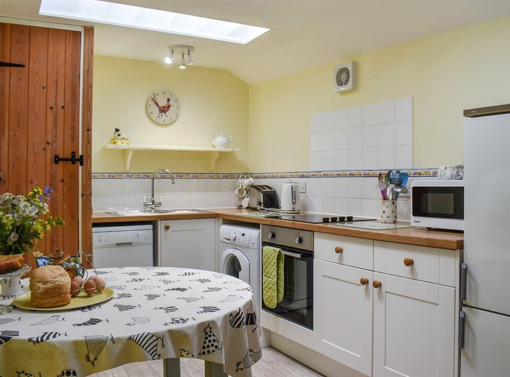 Kitchen/diner at Cowslip Cottage in Levisham near Pickering, North Yorkshire