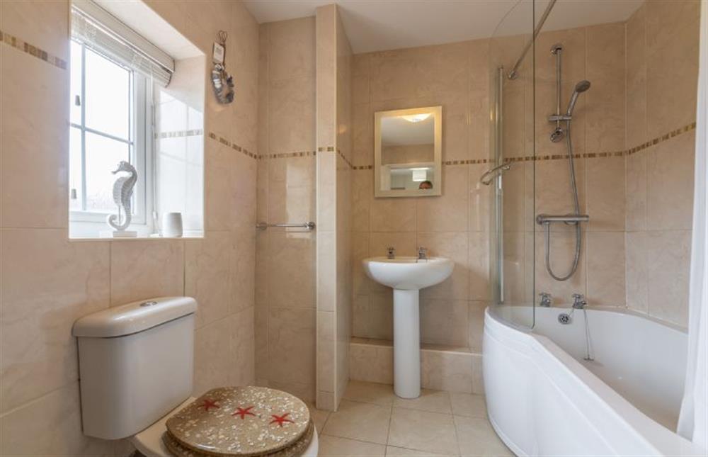 First floor: Family Bathroom  at Coxswains House, Wells-next-the-Sea