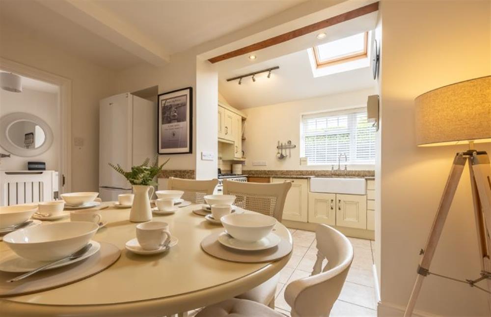 First floor: Kitchen dining area  at Coxswains House, Wells-next-the-Sea