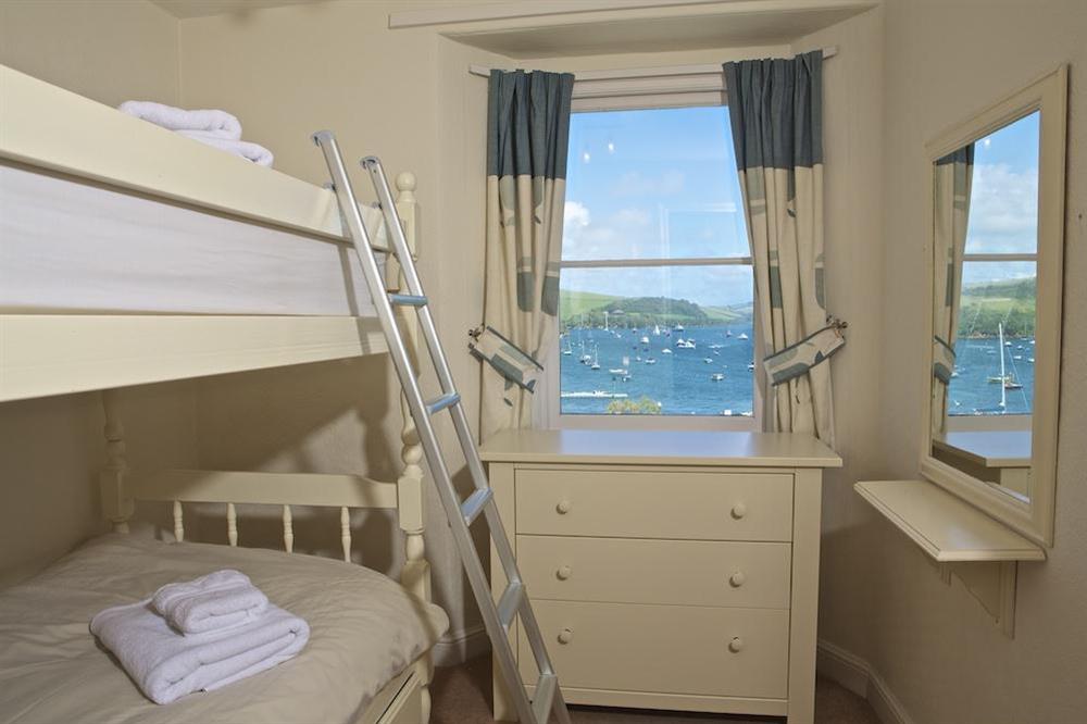 Bunk bedroom at Coxswains Watch in 59 Fore Street, Salcombe