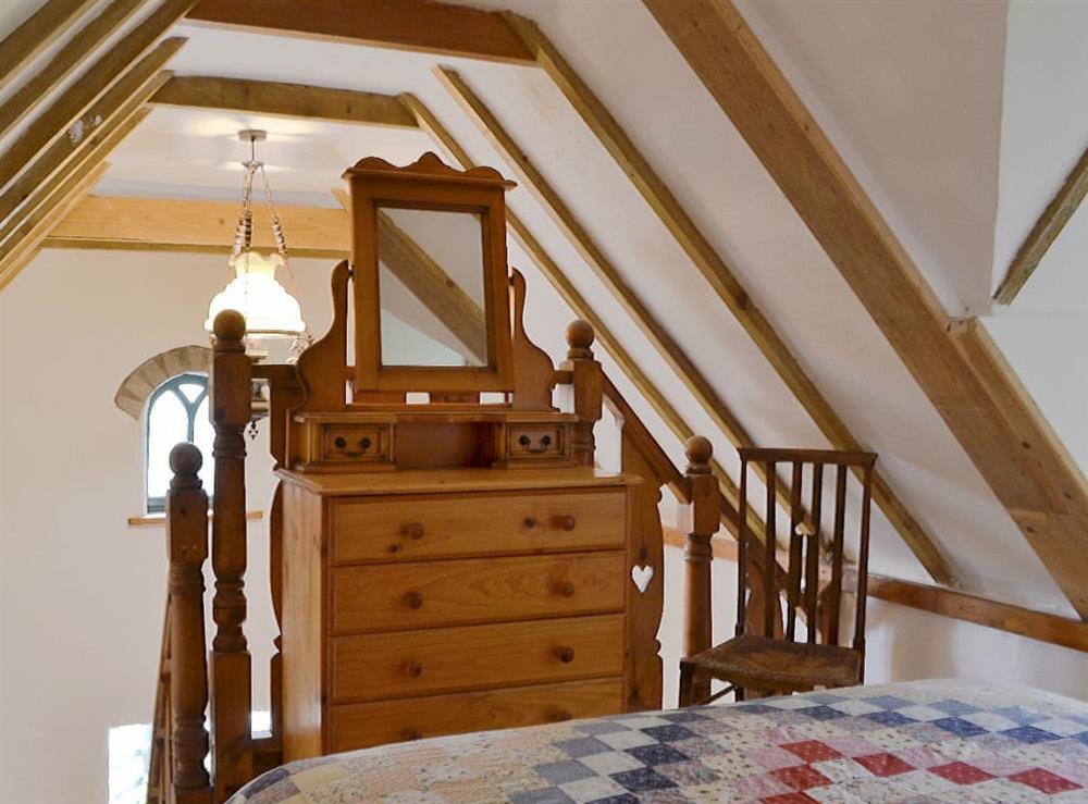 Galleried double bedroom at Snow Whites House, 