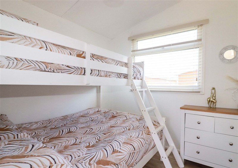 One of the bedrooms at Cozy Retreat, Tregolds