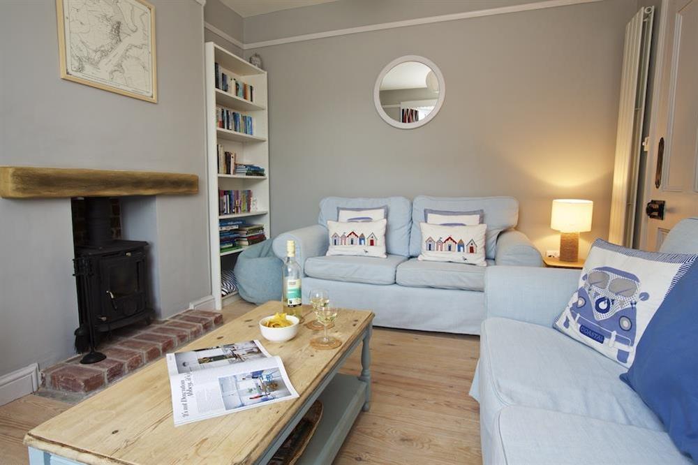 Cosy and very comfortably furnished sitting room at Crab Cottage in , Salcombe