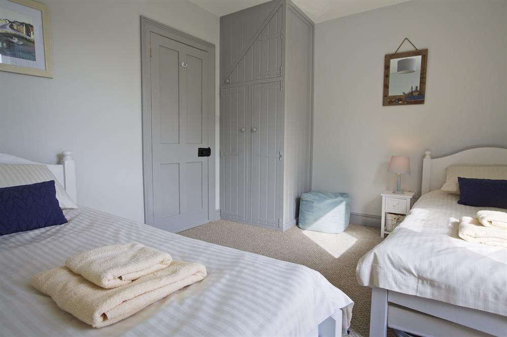 Second twin bedroom at Crab Cottage in , Salcombe