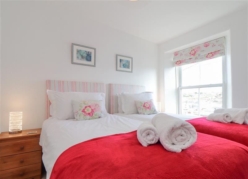 This is a bedroom at Crab Pot Cottage, Porthleven