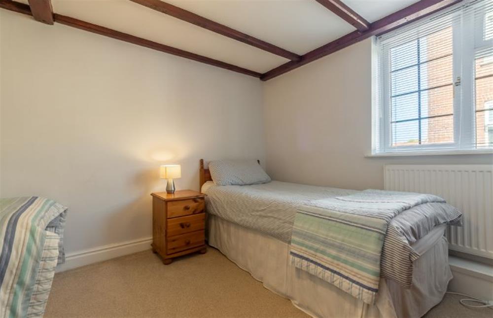 First floor: Bedroom three with 3ft twin beds (photo 2) at Crabpot Cottage, East Runton near Cromer