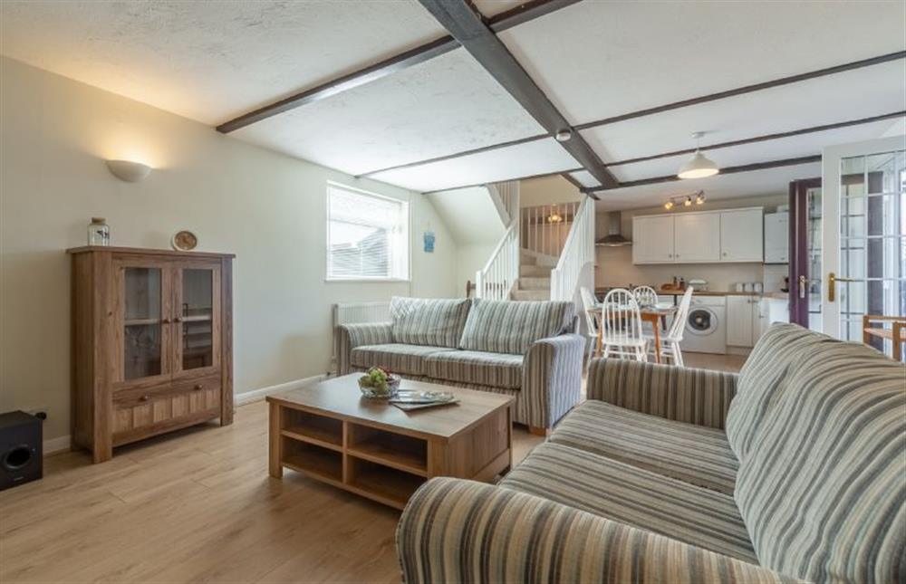 Ground floor: A comfortable sitting area welcomes you at Crabpot Cottage, East Runton near Cromer
