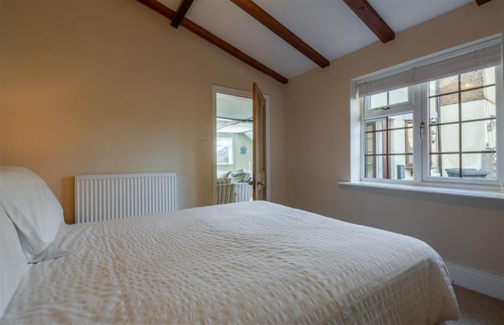 Ground floor: Bedroom two with double bed (photo 3) at Crabpot Cottage, East Runton near Cromer