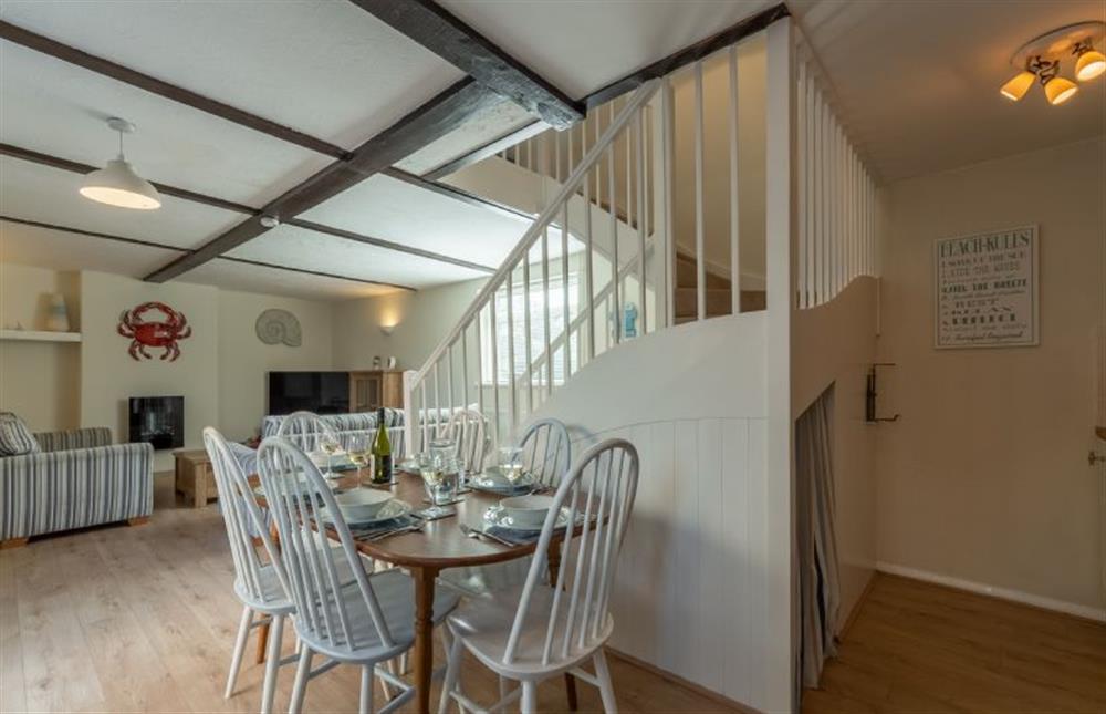 Ground floor: Open-plan kitchen/ dining/ sitting room at Crabpot Cottage, East Runton near Cromer