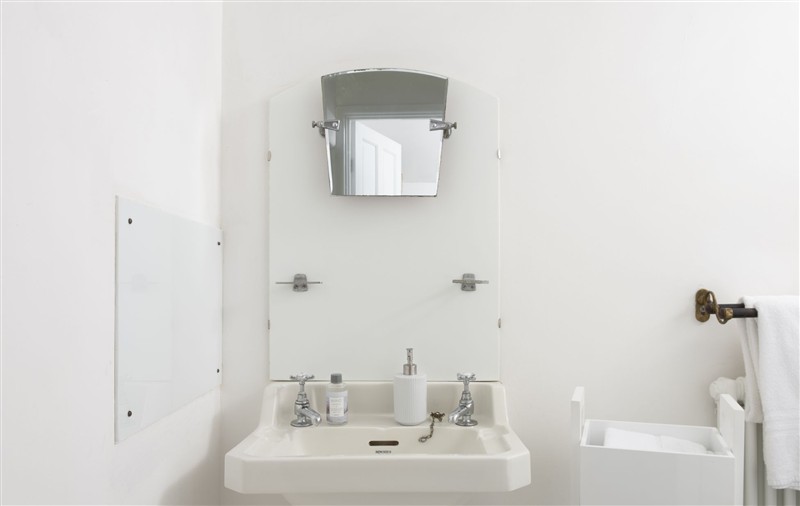 This is the bathroom (photo 2) at Crabpot Cottage, Cornwall