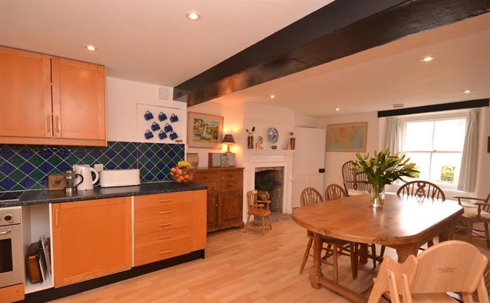 Another view of the kitchen at Cracklefield Cottage, Bantham