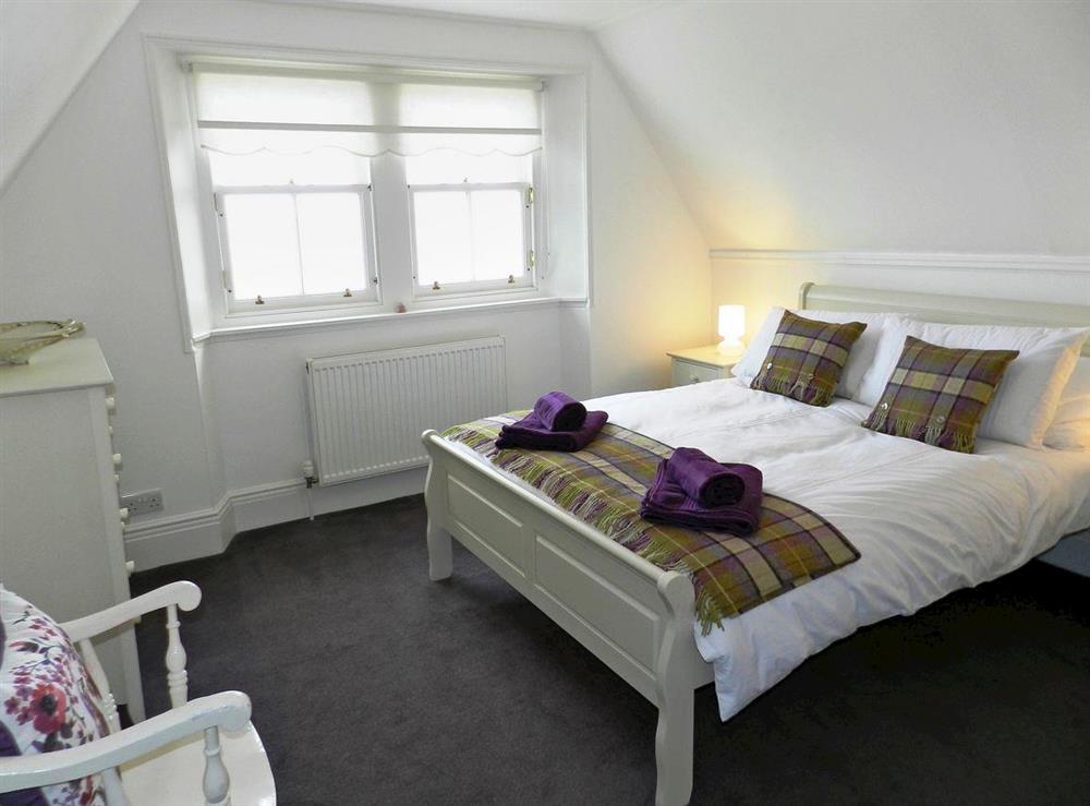 Beautifully presented double bedroom at Craegard House in Corrie, Isle of Arran, Scotland