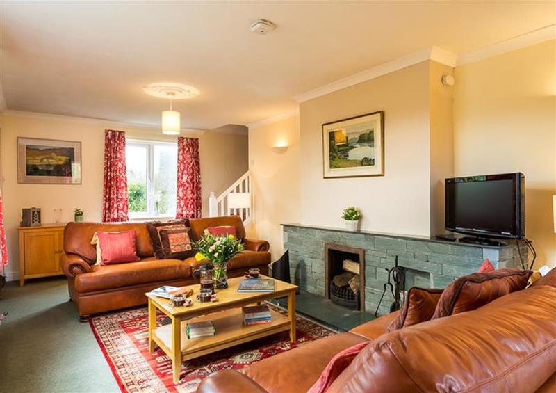 This is the living room at Crag View, Cartmel