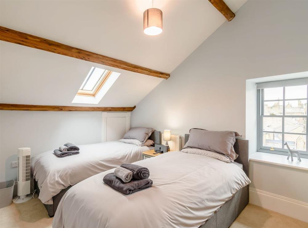 Twin bedroom at Cragdale Penthouse in Settle, North Yorkshire