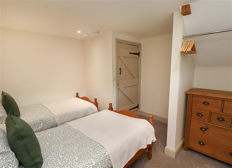 One of the 2 bedrooms at Cragg Lodge, West Woodburn