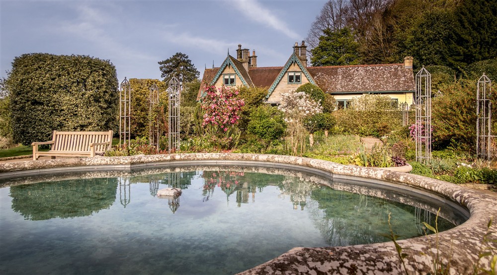 The formal gardens (photo 2) at Cragside Park Cottage in Rothbury, Northumberland