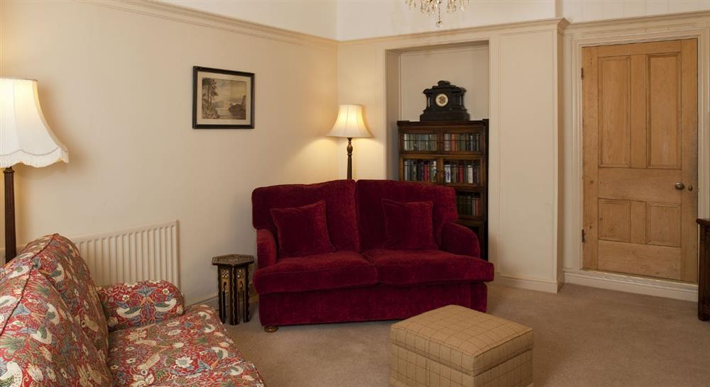 The sitting room at Cragside Park Cottage in Rothbury, Northumberland