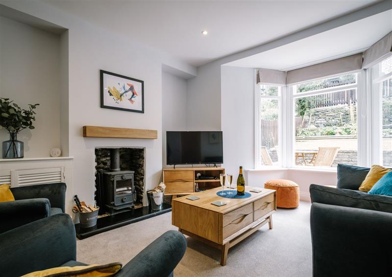 Relax in the living area at Craig Cottage, Bowness-On-Windermere