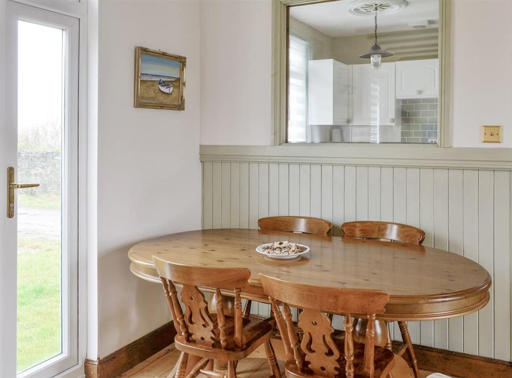 Convenient dining area at Craig Hall in Drummore, near Stranraer, Dumfries & Galloway, Wigtownshire