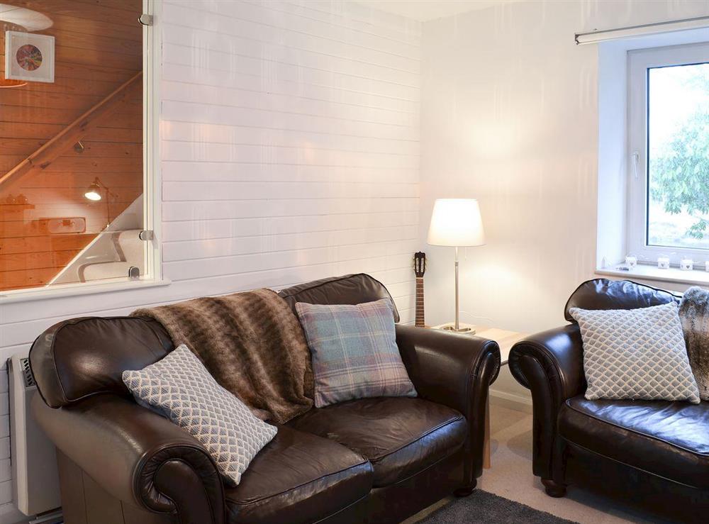 Comfortable living room with contemporary touches at Craig Lora in Dalmally, near Oban, Argyll and Bute, Scotland