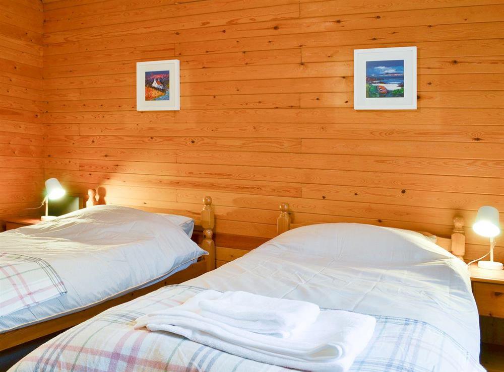 Cosy twin bedroom at Craig Lora in Dalmally, near Oban, Argyll and Bute, Scotland