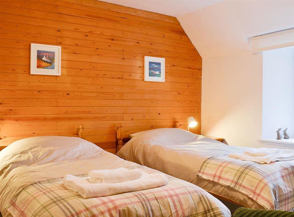 Twin bedded room at Craig Lora in Dalmally, near Oban, Argyll and Bute, Scotland